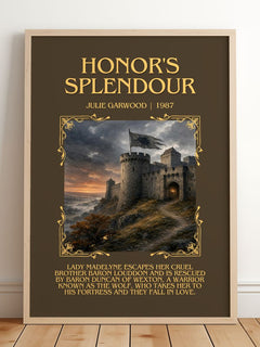 Honor's Splendour Minimalist Book Poster by Julie Garwood – image 2