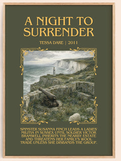 A Night to Surrender Minimalist Book Poster by Tessa Dare – image 1