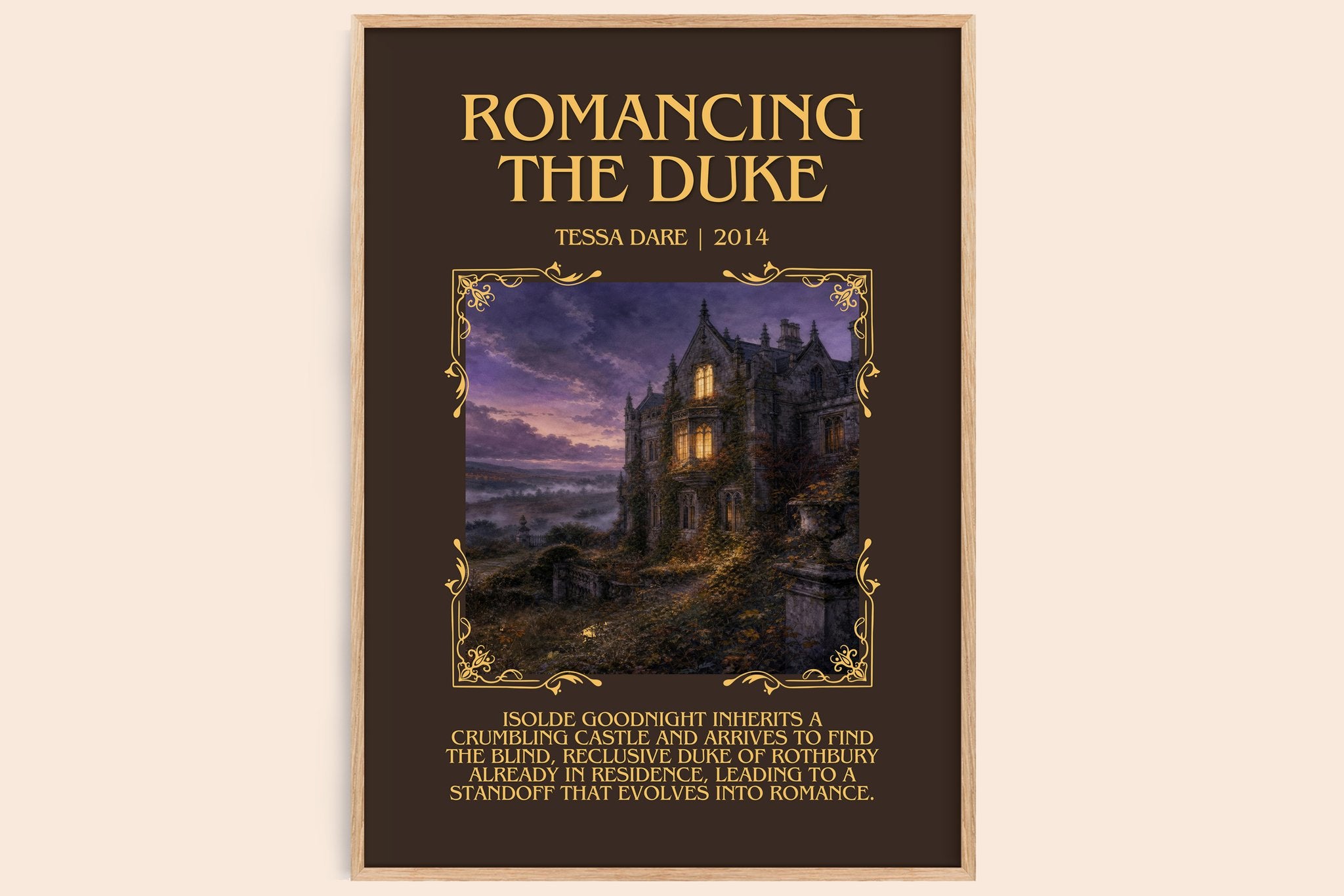 Romancing the Duke Minimalist Book Poster by Tessa Dare