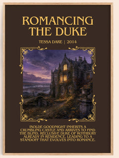 Romancing the Duke Minimalist Book Poster by Tessa Dare – image 1