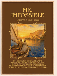 Mr. Impossible Minimalist Book Poster by Loretta Chase – image 1