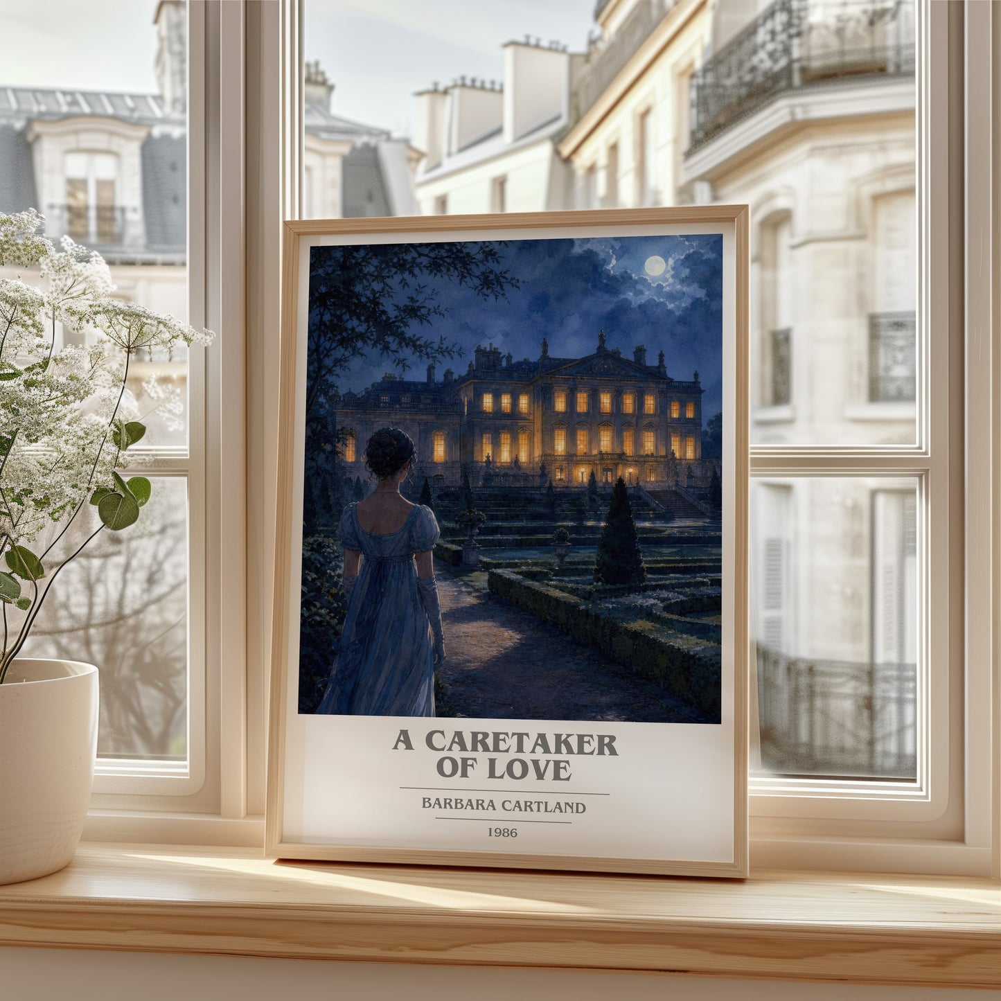 A Caretaker Of Love book cover poster colour and style options – Barbara Cartland book art