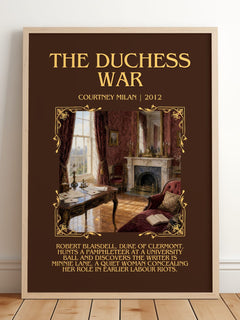 The Duchess War Minimalist Book Poster by Courtney Milan – image 2