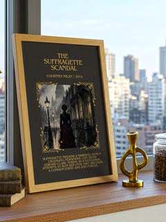 The Suffragette Scandal Minimalist Book Poster by Courtney Milan – image 3
