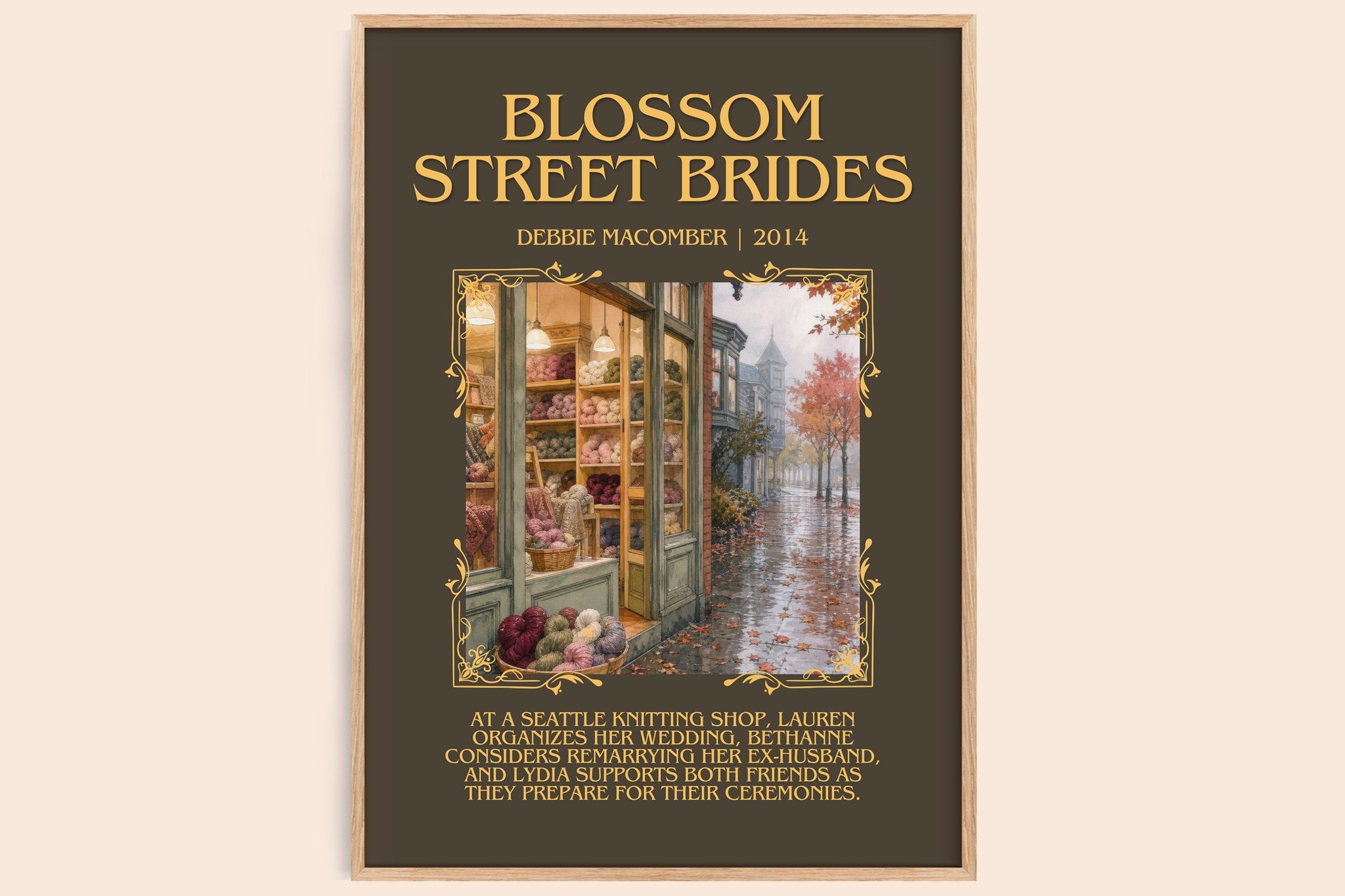 Blossom Street Brides Minimalist Book Poster by Debbie Macomber