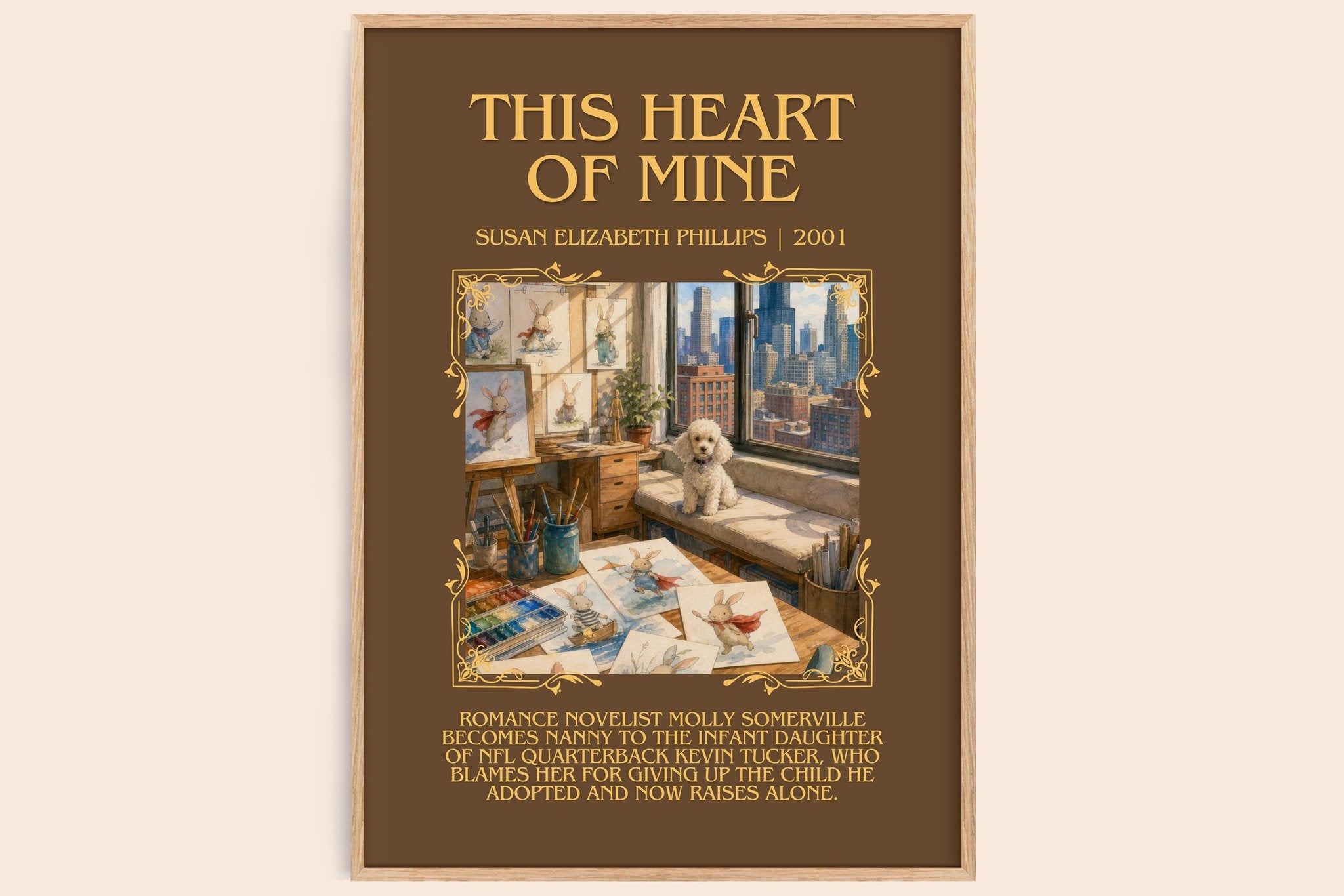 This Heart of Mine Minimalist Book Poster by Susan Elizabeth Phillips