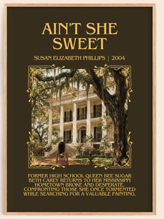 Ain't She Sweet Minimalist Book Poster by Susan Elizabeth Phillips – image 1