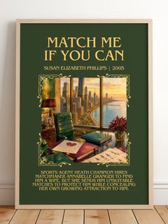 Match Me If You Can Minimalist Book Poster by Susan Elizabeth Phillips – image 2