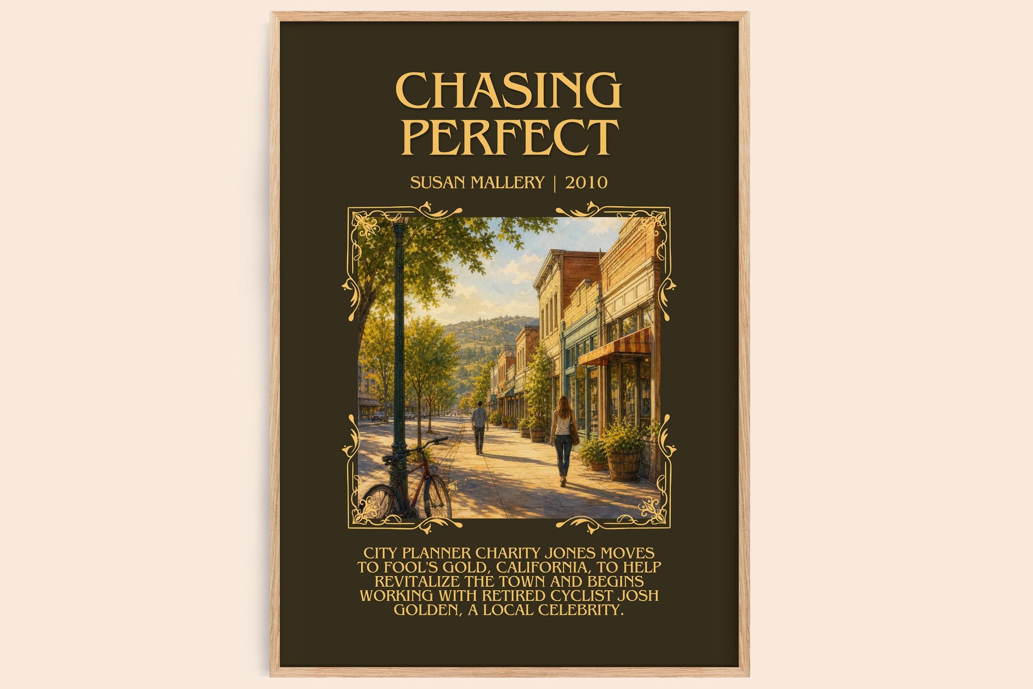 Chasing Perfect Minimalist Book Poster by Susan Mallery