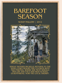 Barefoot Season Minimalist Book Poster by Susan Mallery – image 1