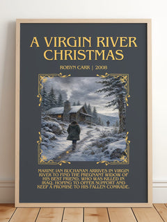 A Virgin River Christmas Minimalist Book Poster by Robyn Carr – image 2