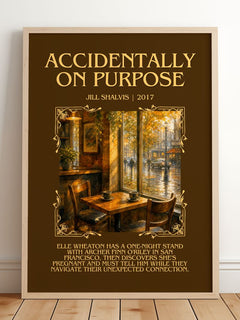 Accidentally on Purpose Minimalist Book Poster by Jill Shalvis – image 2