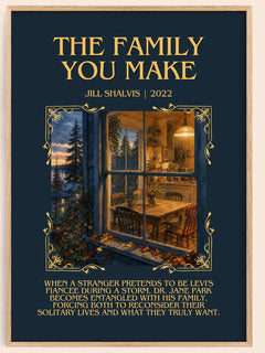 The Family You Make Minimalist Book Poster by Jill Shalvis – image 1
