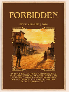 Forbidden Minimalist Book Poster by Beverly Jenkins – image 1