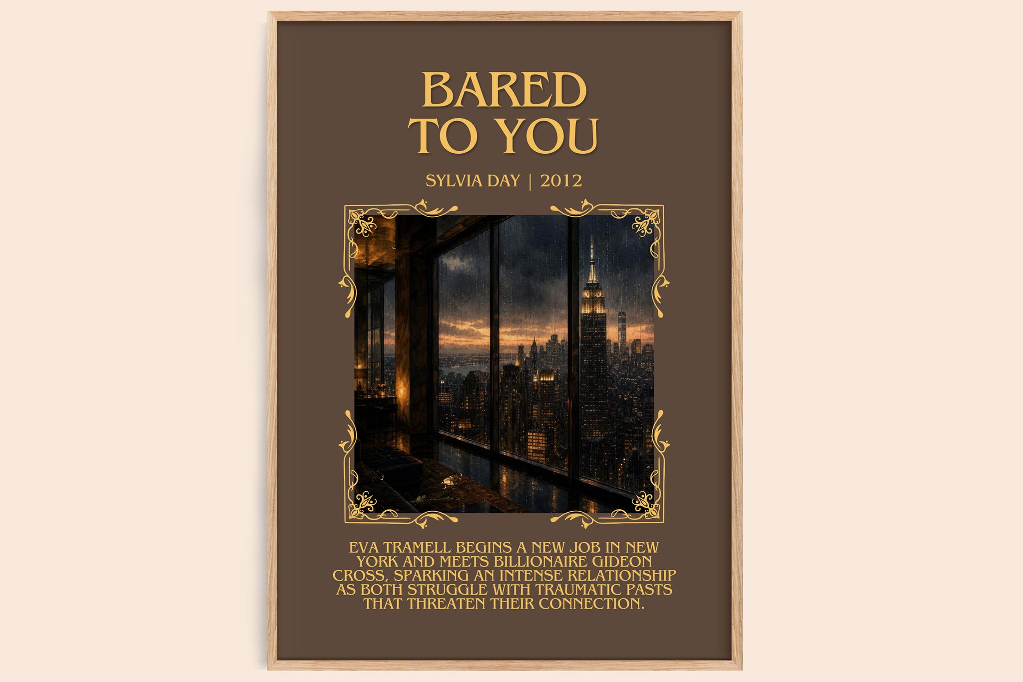 Bared to You Minimalist Book Poster by Sylvia Day