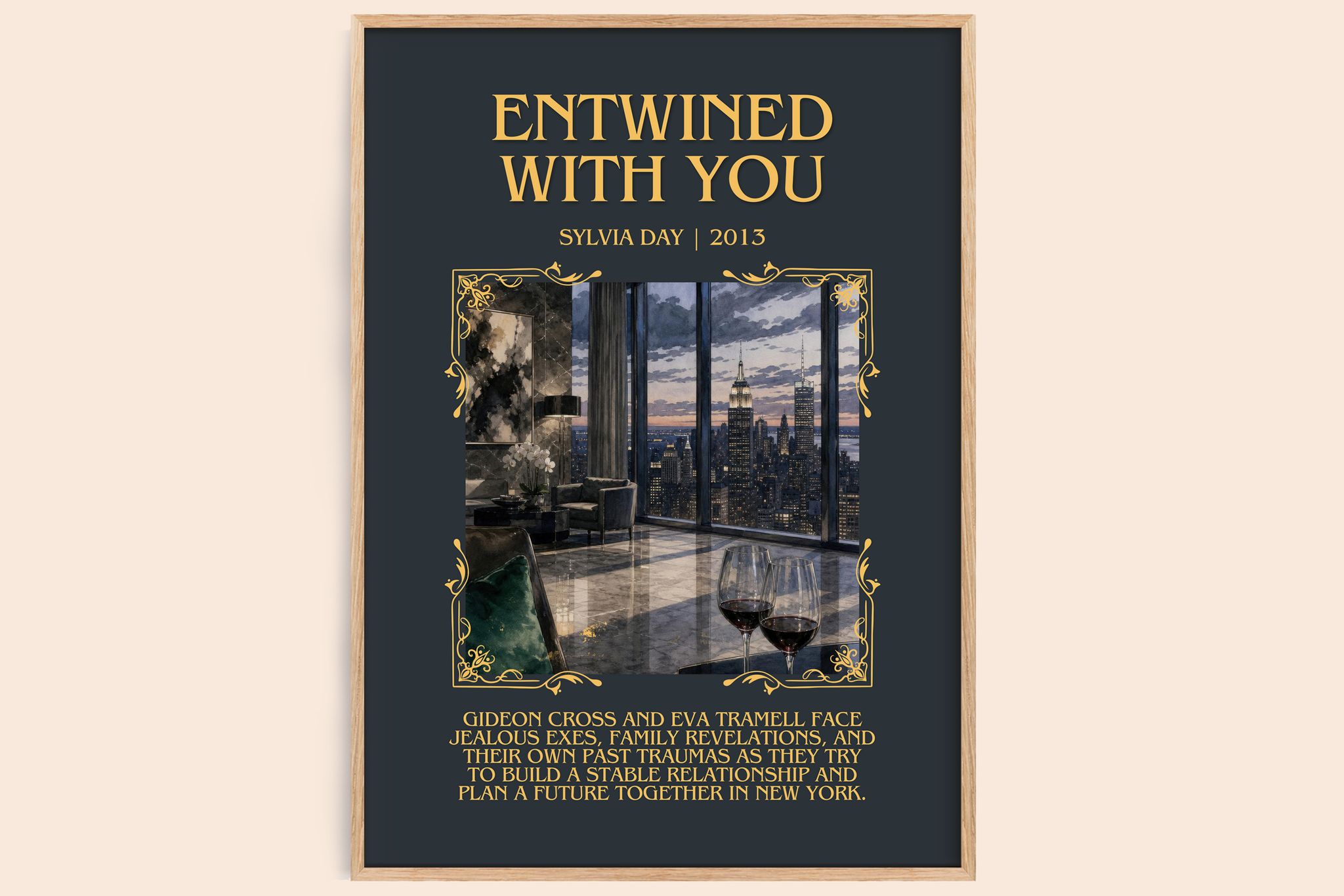 Entwined with You Minimalist Book Poster by Sylvia Day