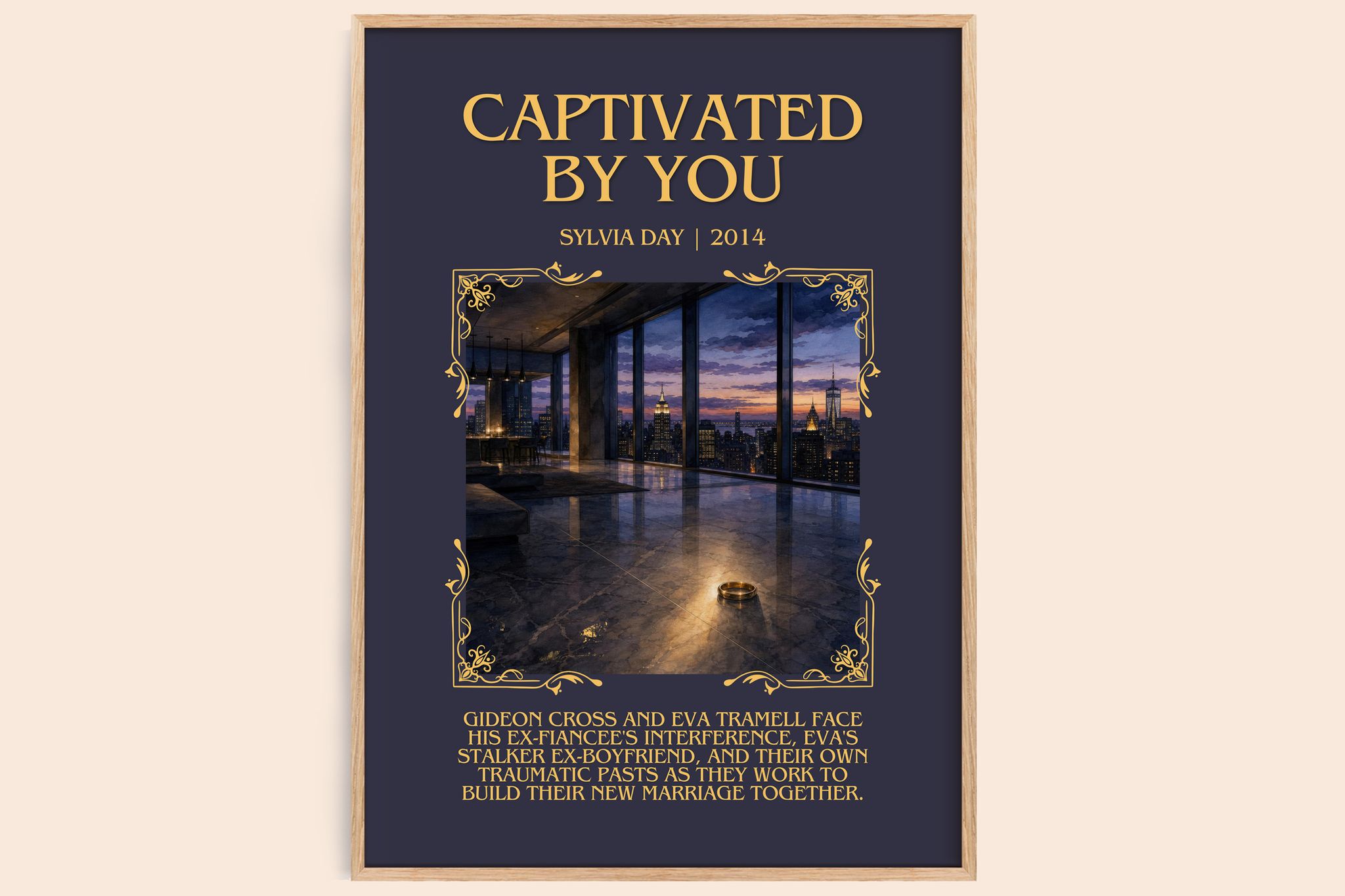 Captivated by You Minimalist Book Poster by Sylvia Day