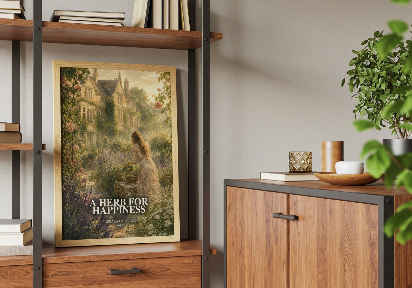 A Herb For Happiness book watercolour illustration paper finish options – matte satin gloss