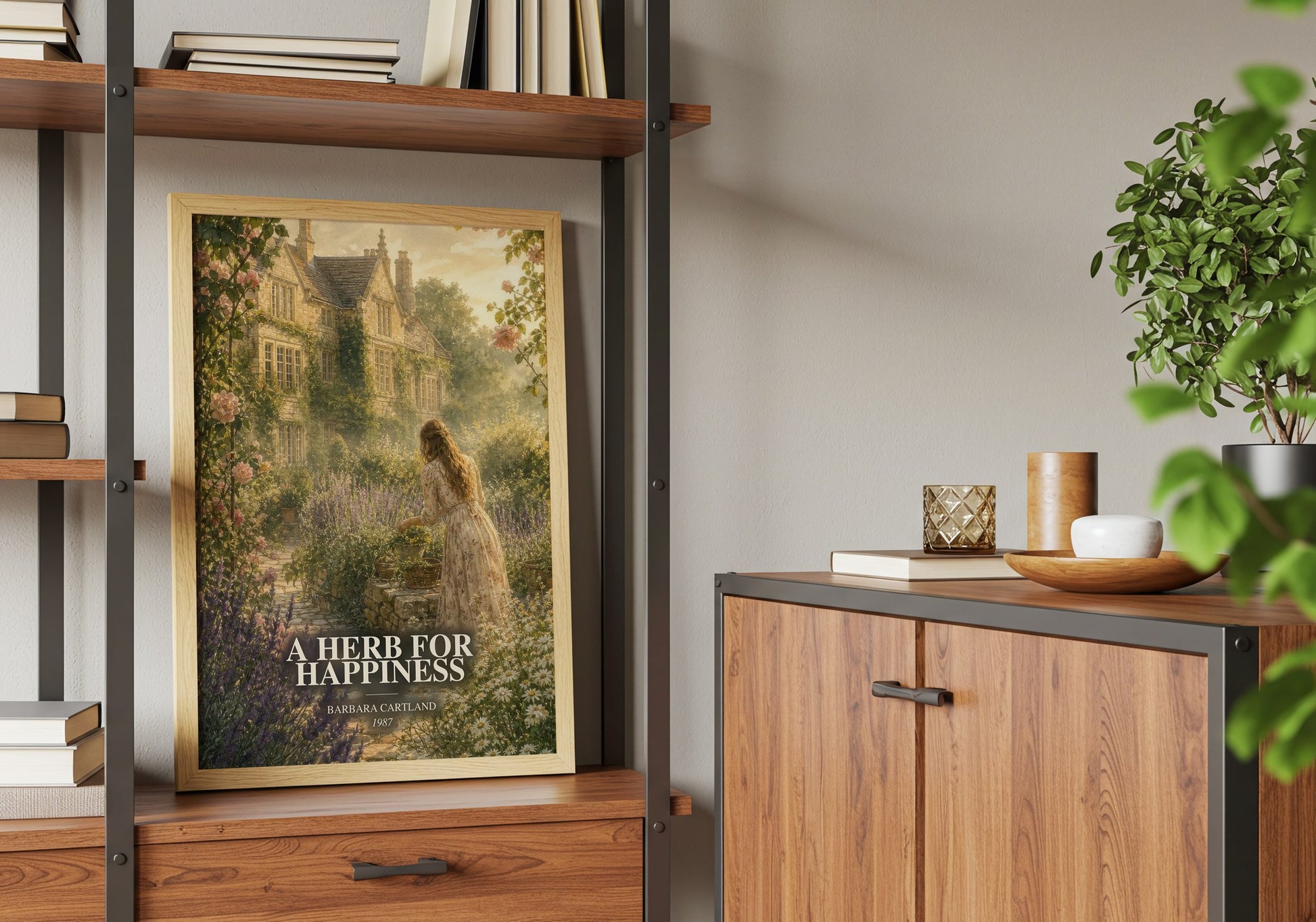 A Herb For Happiness book watercolour illustration paper finish options – matte satin gloss