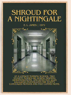 Shroud for a Nightingale Minimalist Book Poster by E. L. James – image 1
