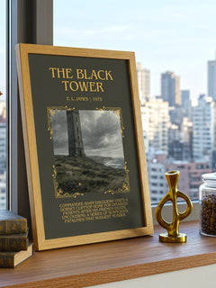 The Black Tower Minimalist Book Poster by E. L. James – image 3