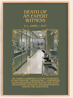 Death of an Expert Witness Minimalist Book Poster by E. L. James – image 1