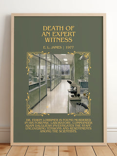 Death of an Expert Witness Minimalist Book Poster by E. L. James – image 2