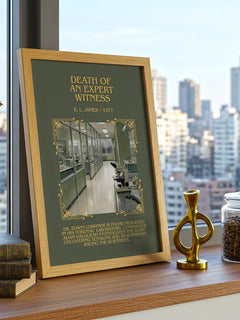 Death of an Expert Witness Minimalist Book Poster by E. L. James – image 3