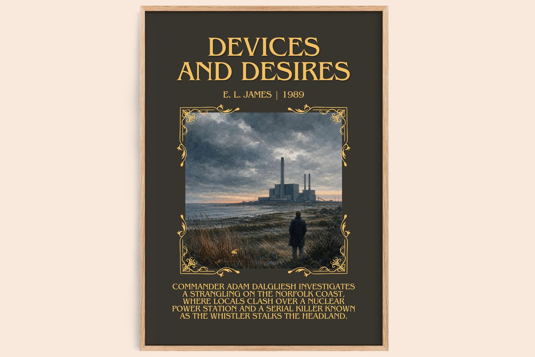 Devices and Desires Minimalist Book Poster by E. L. James