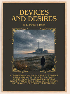 Devices and Desires Minimalist Book Poster by E. L. James – image 1