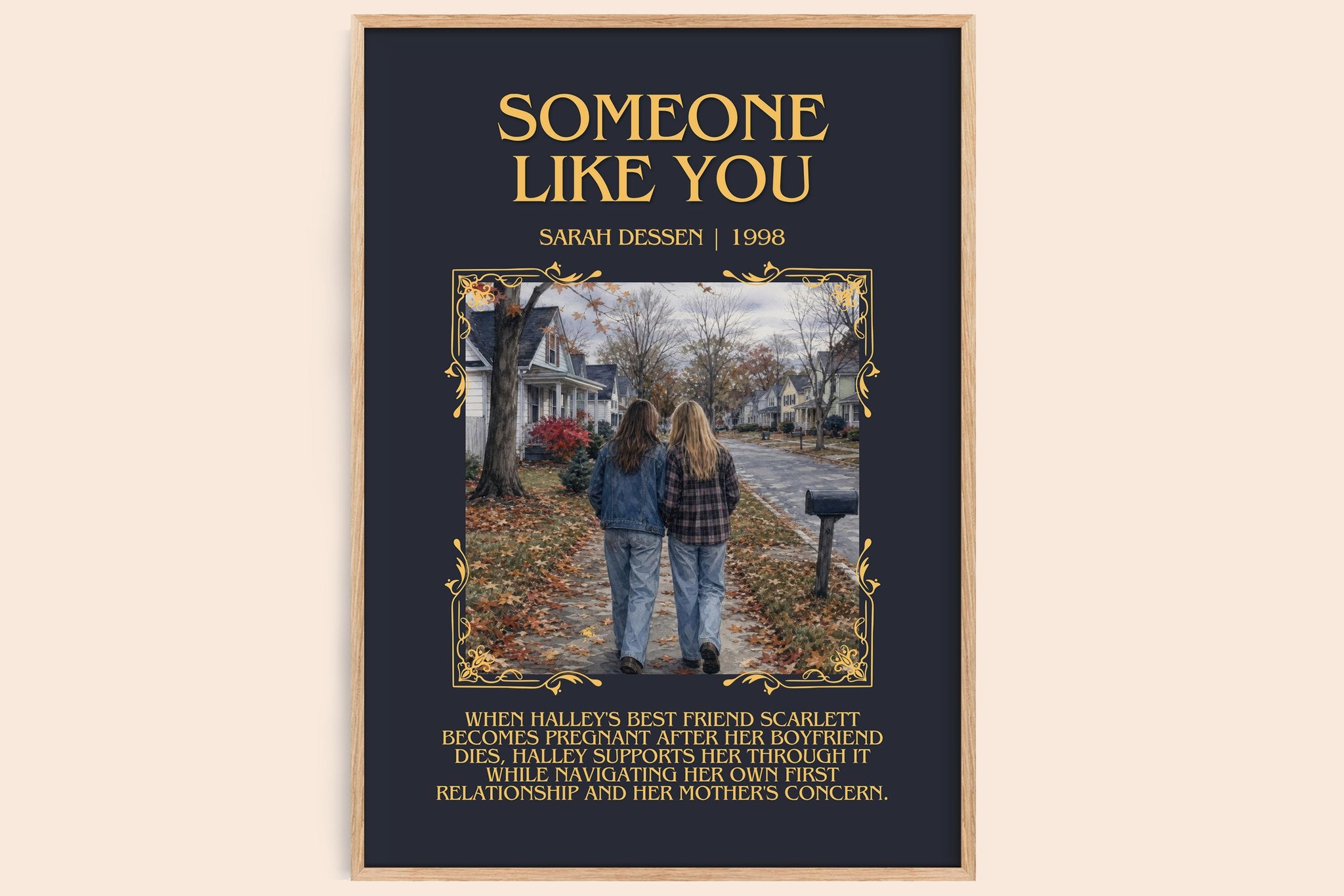 Someone Like You Minimalist Book Poster by Sarah Dessen