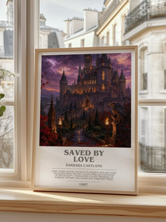 Saved By Love Bookish Wall Art by Barbara Cartland – image 2