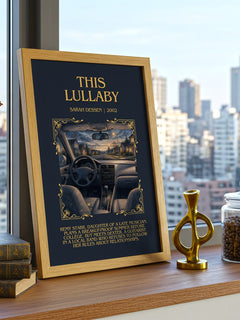 This Lullaby Minimalist Book Poster by Sarah Dessen – image 3