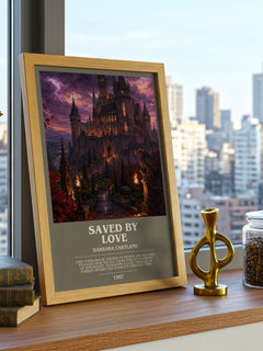 Saved By Love Bookish Wall Art by Barbara Cartland – image 3