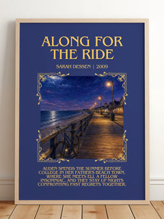 Along for the Ride Minimalist Book Poster by Sarah Dessen – image 2