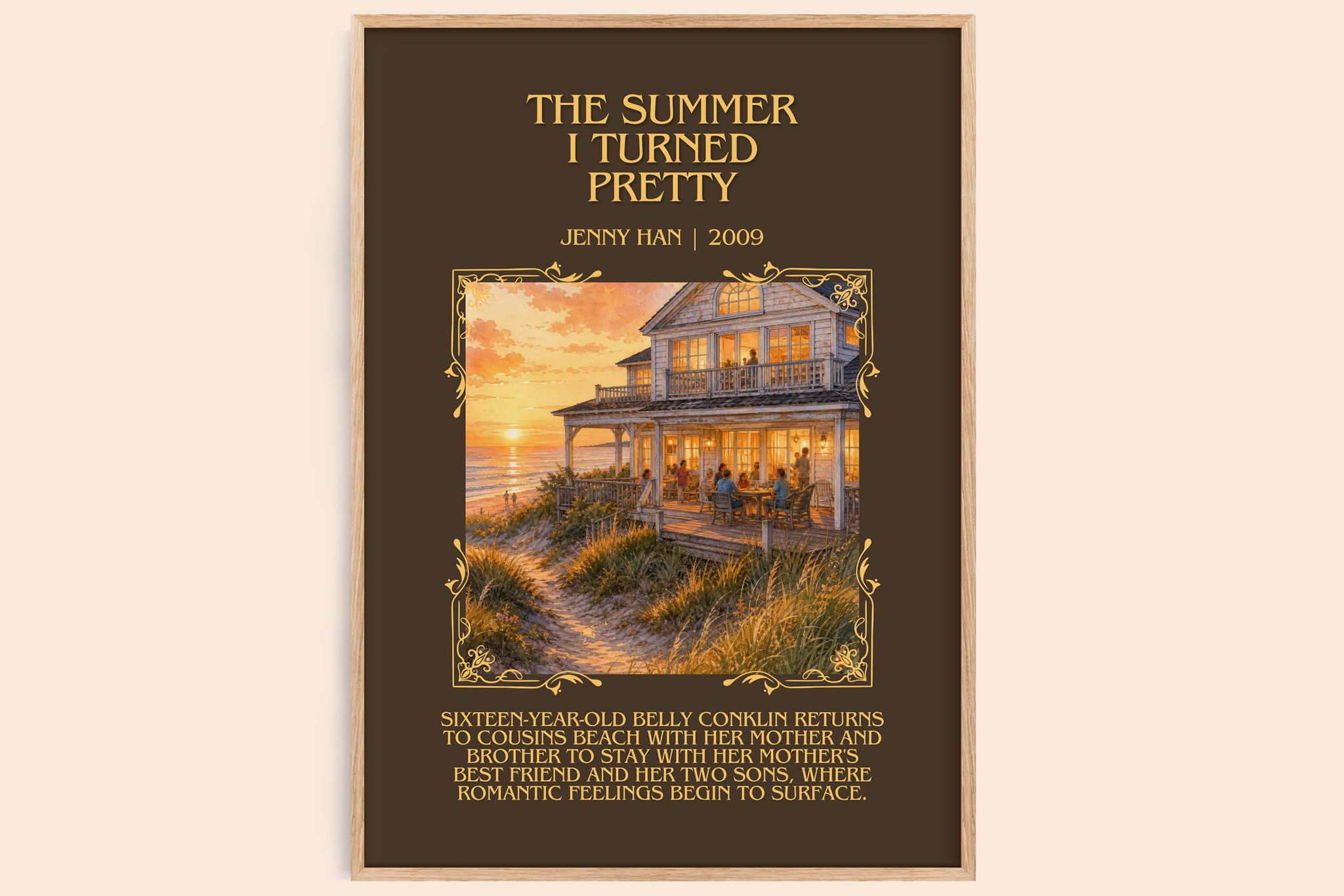 The Summer I Turned Pretty Minimalist Book Poster by Jenny Han