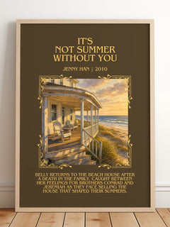 It's Not Summer Without You Minimalist Book Poster by Jenny Han – image 2