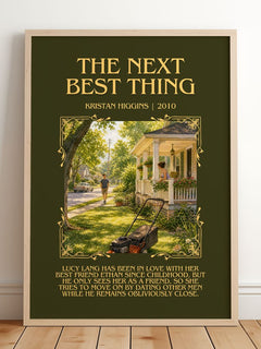 The Next Best Thing Minimalist Book Poster by Kristan Higgins – image 2