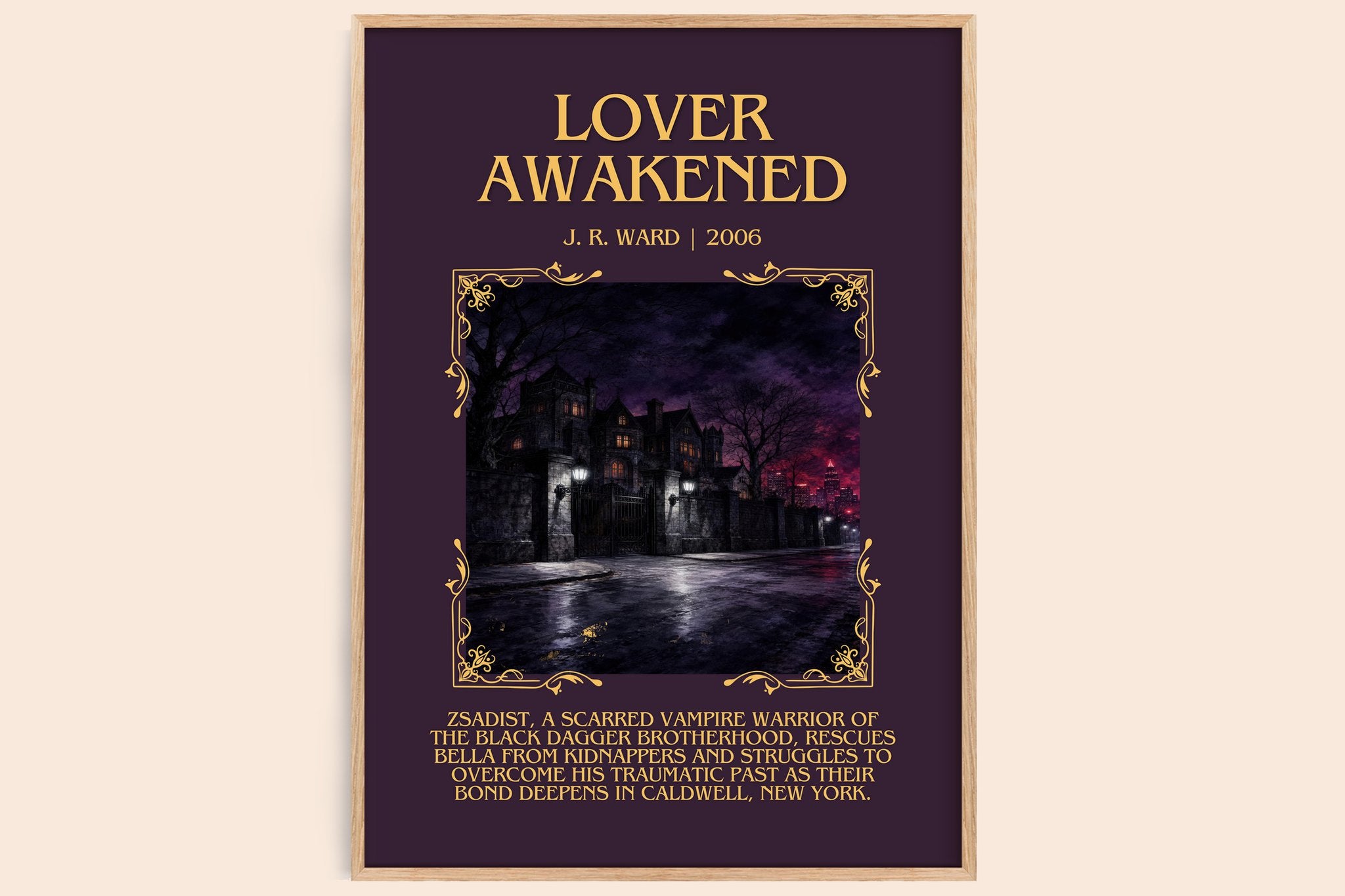 Lover Awakened Minimalist Book Poster by J. R. Ward