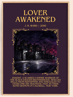 Lover Awakened Minimalist Book Poster by J. R. Ward – image 1
