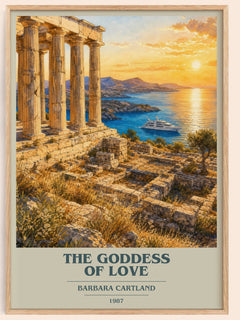 The Goddess Of Love Book Cover Poster by Barbara Cartland – image 1