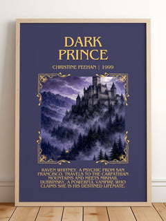 Dark Prince Minimalist Book Poster by Christine Feehan – image 2