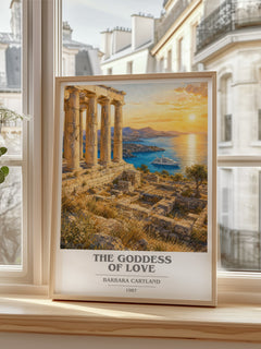 The Goddess Of Love Book Cover Poster by Barbara Cartland – image 2