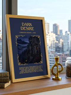 Dark Desire Minimalist Book Poster by Christine Feehan – image 3