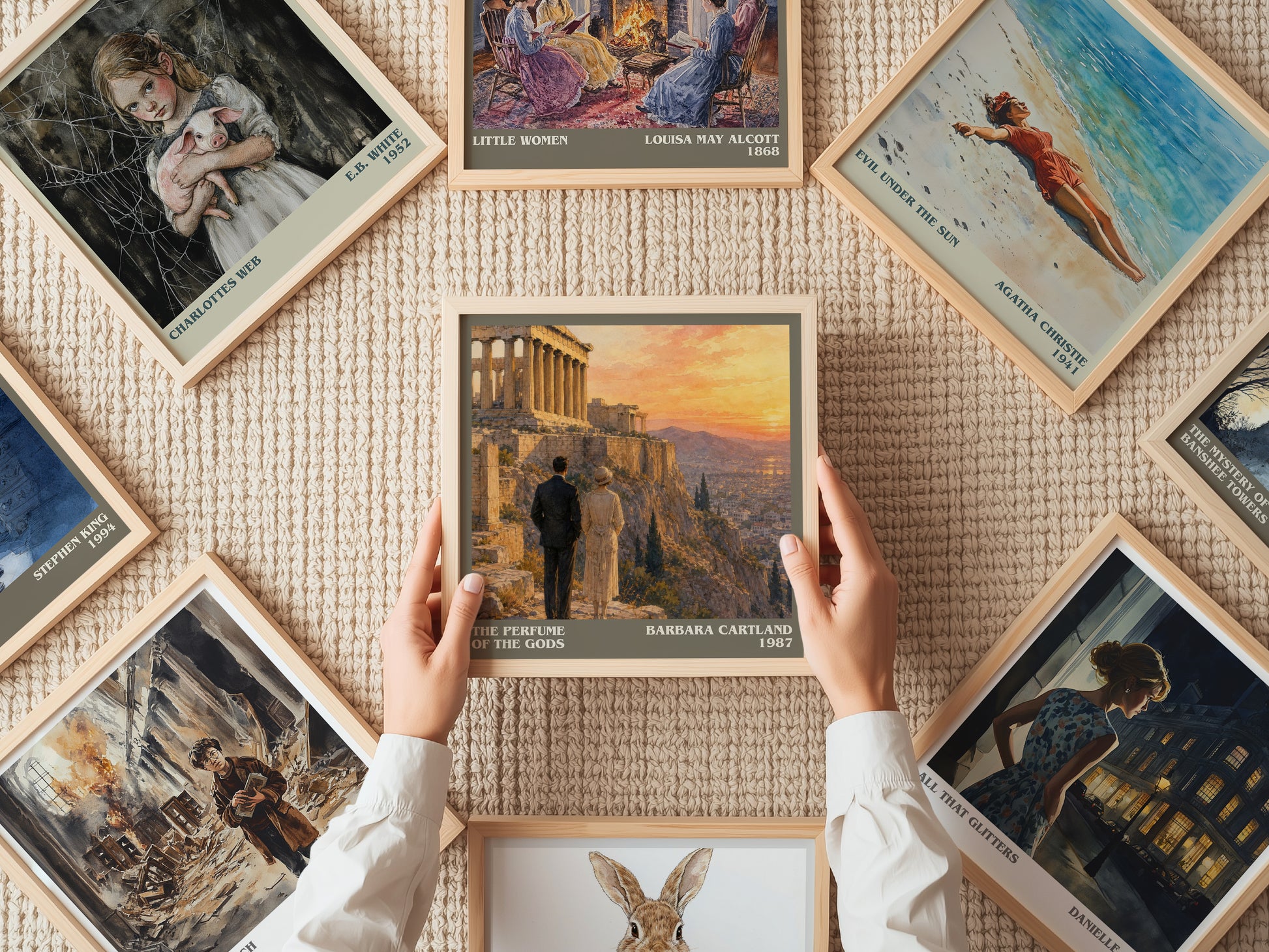 The Perfume Of The Gods literary book poster framed on wall – romance wall art