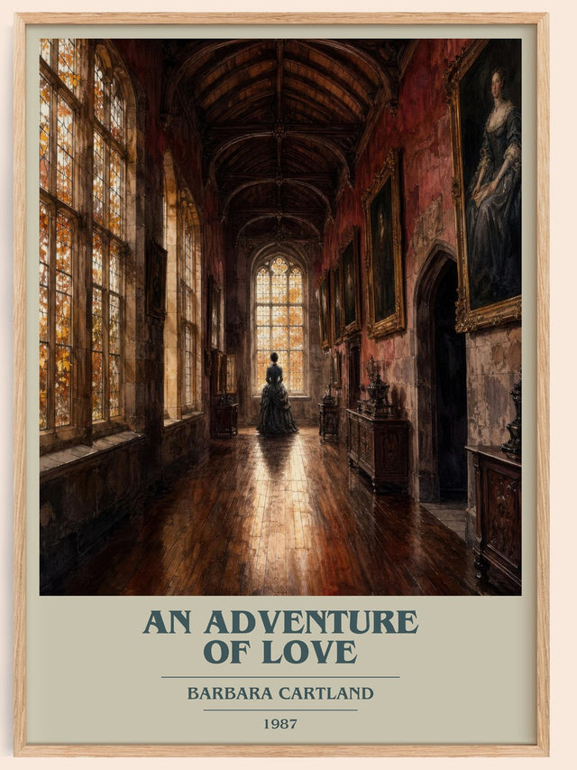 An Adventure Of Love Book Cover Poster by Barbara Cartland