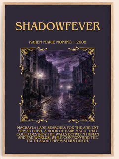Shadowfever Minimalist Book Poster by Karen Marie Moning – image 1