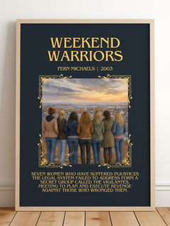 Weekend Warriors Minimalist Book Poster by Fern Michaels – image 2