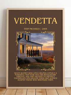 Vendetta Minimalist Book Poster by Fern Michaels – image 2