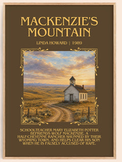 Mackenzie's Mountain Minimalist Book Poster by Linda Howard – image 1